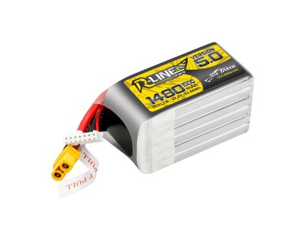 Tattu R Line Version 5.0 1480mAh 22.2V 150C 6S Lipo Battery Pack with XT60 Plug