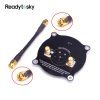 triple feed patch antena