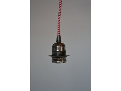 objimka starostribrna textilni kabel bilocerveny 01
