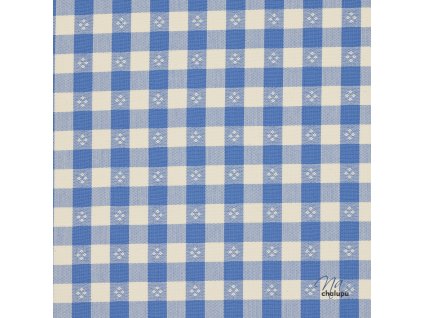kanafas kostky12mm vzor pomnenkova modra 5976b