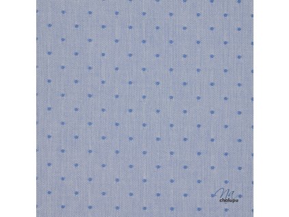 kanafas puntiky pomnenkova modra 5974b