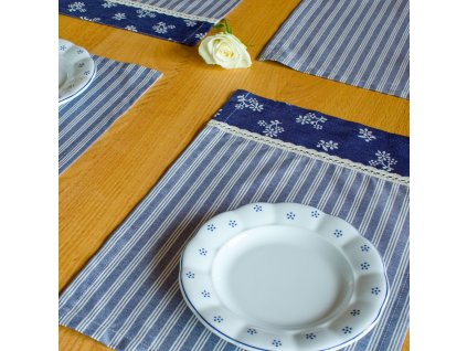 prostirky modre prouzky kyticky DSC 0329