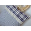 polstar 40x40cm modre pruhy kostky krajka DSC 0227