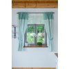 Zelena Basil lnene zavesy 0032 L