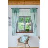 Zelena Basil lnene zavesy 0033 L
