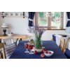 Tmave modre zavesy ubrus len BlueDepths 0056 L