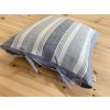 polstarek 40x40cm hruby len sede pruhy IMG 4443