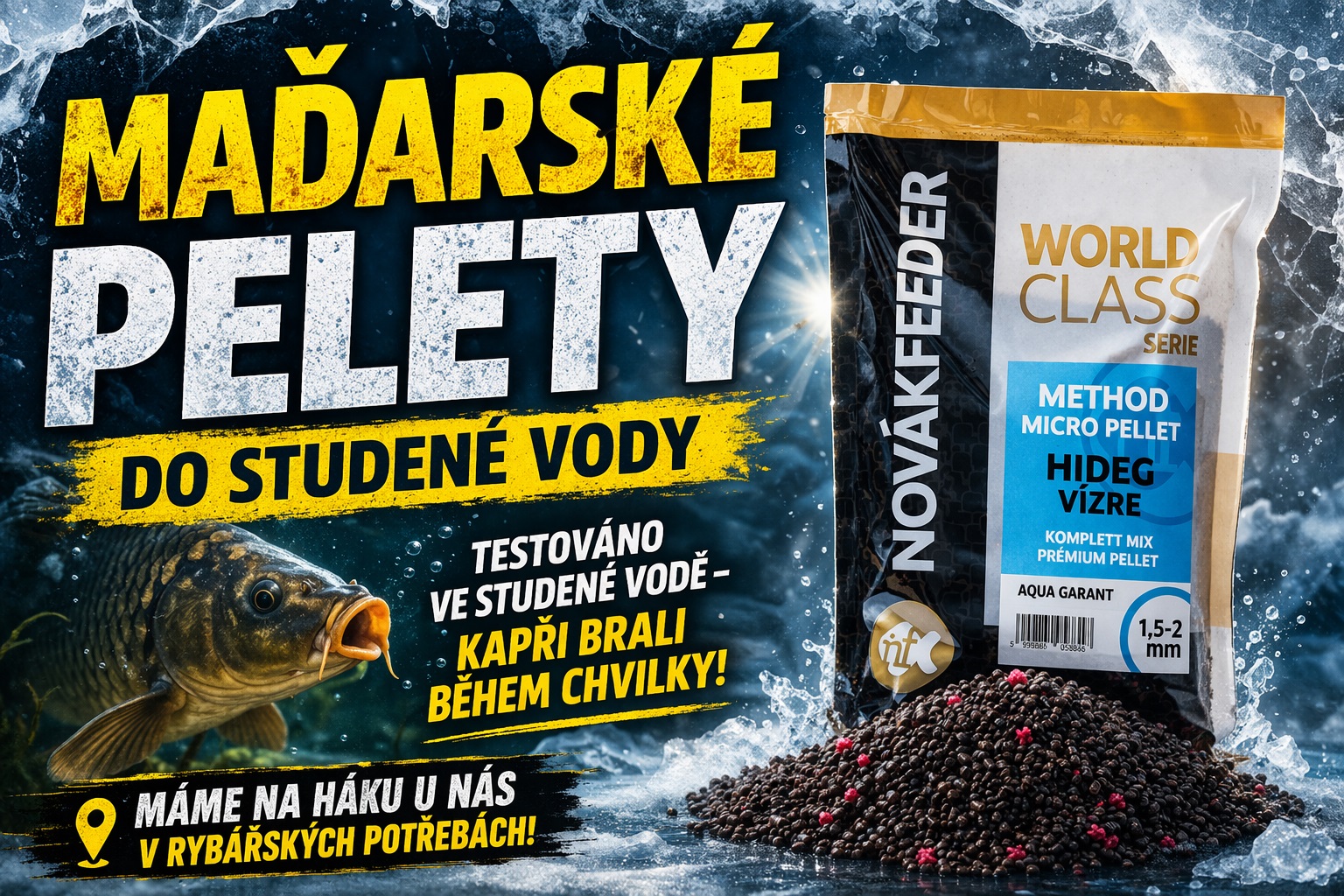 Pelety do studené vody