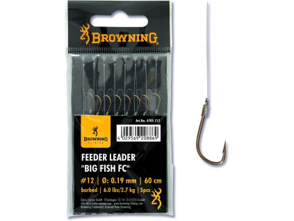 Browning #12 Feederový návazec Big Fish FC bronzová 2,7kg / 6,0lbs Délka návazce: 60cm