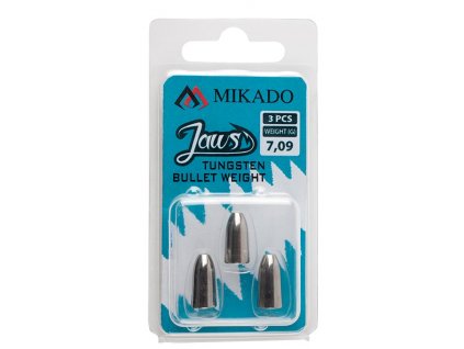 JAWS - wolframové závaží TUNGSTEN BULLET WEIGHT PLAIN 3.54 g - 3ks