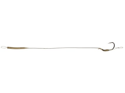 Návazec - ztužený CARP LEADER "UNIVERSAL RIG" Model 1 23 cm / 25 lbs - háček vel. 2 - 2ks