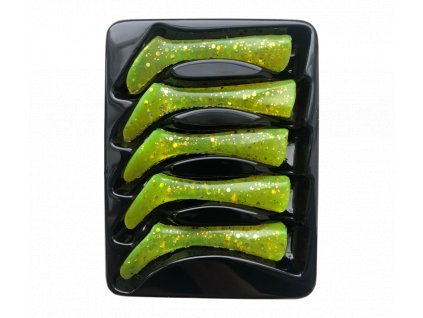 Shad 11 Replacement Tails 5 ks Tiger Green
