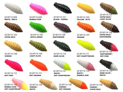 Dipované umělé nástrahy FishUP Maya 3,5cm / 2,2g - 8ks