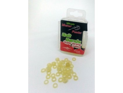 Gumky na pelety - NATURAL / 3mm (HEAVY) - 50 ks