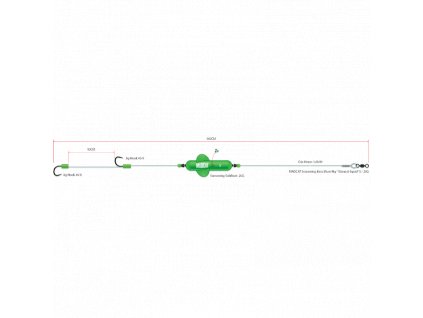 MADCAT NÁVAZEC SCREAMING BASIC RIVER RIG WORM & SQUID 160CM 1.00MM 8/0+8/0