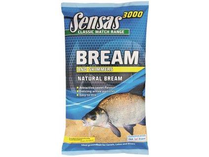 Krmení 3000 UK Natural Bream (cejn přírodní) 1kg