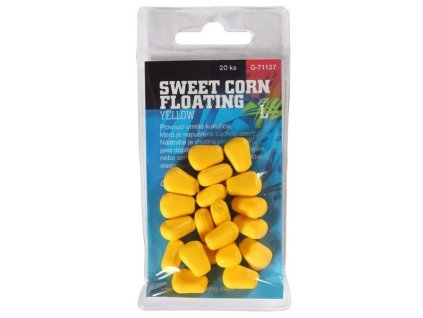 Giants fishing Umělá nástraha Sweet Corn Floating Yellow,vel.L/20ks