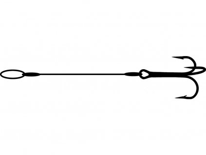 Trojháček s lankem Atoka 10cm vel.4