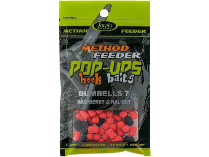 Lorpio - Hook Baits Pop Up Dumblles 8mm Rasbbery Halibut 15g