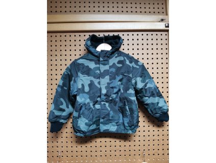 Bunda dětská Brandit Kids Windbreaker Frontzip - darkcamo vel. 146/152