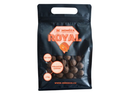 Mimóza Boilies R3 Pikantní losos 20 mm Balení: 1 kg