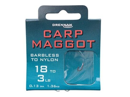 Drennan návazce Carp Maggot Barbless vel.16 / 3lb