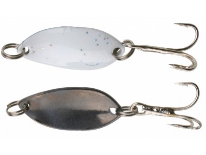 Třpytka - Mini 2.2 cm - 1.4 g bílá / černá 1 ks