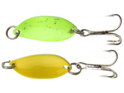 Třpytka - Mini 2.2 cm - 1.4 g Zelená / Žlutá 1 ks
