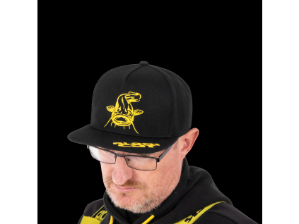 Black Flat Peak Cap (BLACK FLAT PEAK CAP Black Flat Peak Cap)