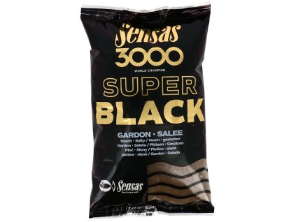 Krmení 3000 Dark Salty Gardons (plotice-černá-slaná) 1kg