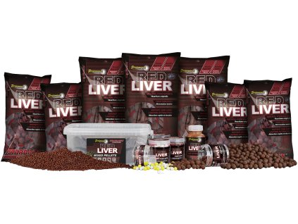 Plovoucí boilies Fluo STARBAITS Red Liver 80g