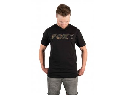 Tričko Fox Black/Camo | Chest Print T-Shirt