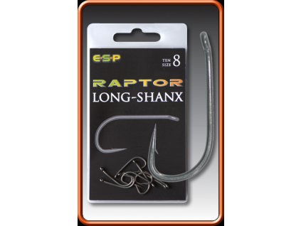 ESP háčky Raptor Long-Shanx vel. 10, 10ks