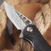 lovecky zaviraci damaskovy nuz dellinger ebony silver (2)