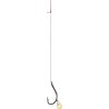 Kompletní návazce pro Method feeder  s háčky s protihrotem a uchycení pelet číslo.4 pletena šnura 0.16mm 10cm 8 ks