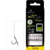 NÁVAZEC - METHOD FEEDER - vel. 10 - Háček bez protihrotu s jehlou / pletenka: 0.12mm/10cm - 8 ks