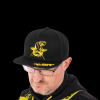 Black Flat Peak Cap (BLACK FLAT PEAK CAP Black Flat Peak Cap)
