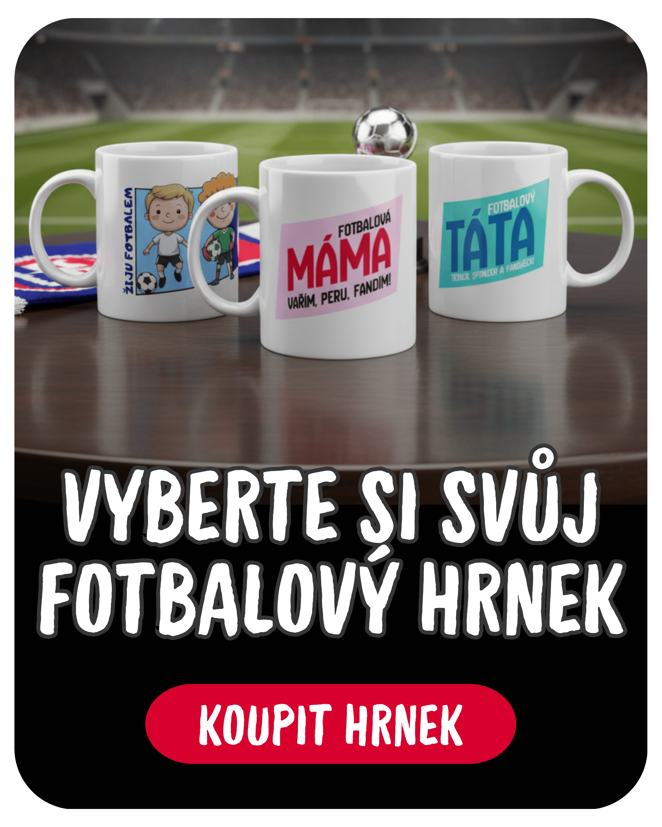 Fotbalové hrnky