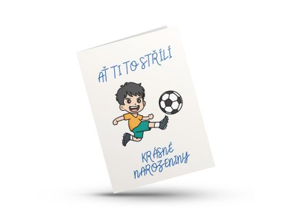 Fotbalové přání – Ať ti to střílí