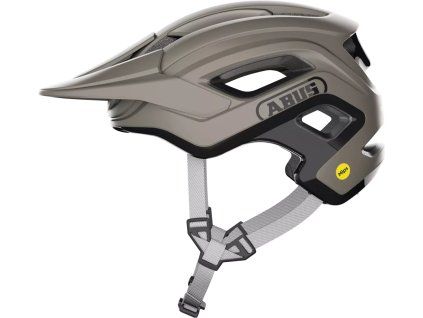 Abus Cliffhanger MIPS dust grey - MTB helma (Velikost S)