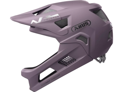Dětská helma Abus YouDrop FF ash purple (Velikost S)