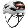 Cyklistická helma Abus Taipan LED shiny white (Velikost S)