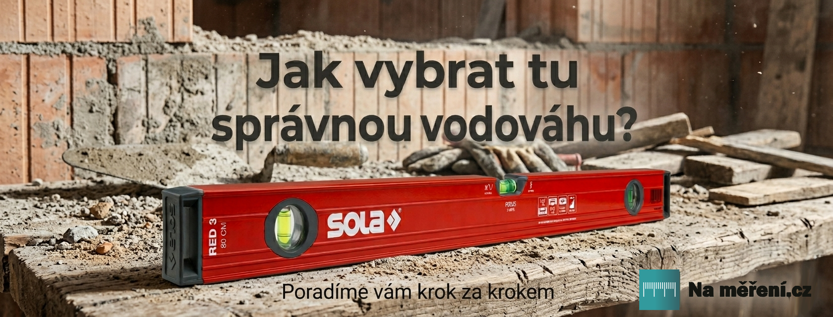 Jak vybrat správnou vodováhu?