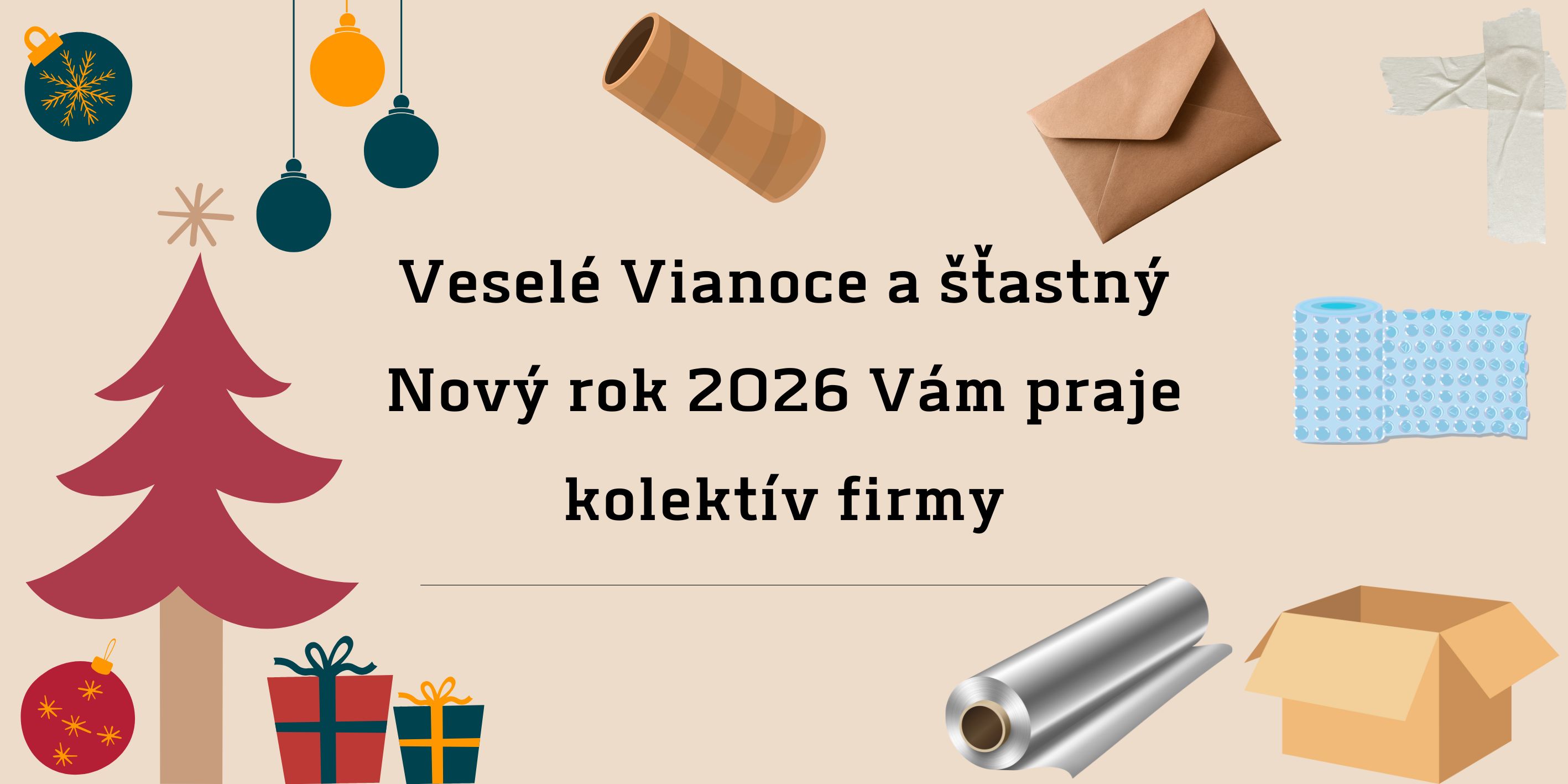 Veselé Vianoce a štastný Nový rok 2025