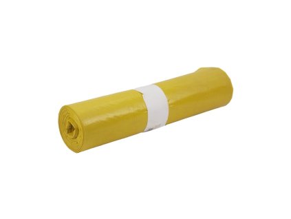 odpadkove vrece 120 l 110x70 cm 80 m zlty 15 ks