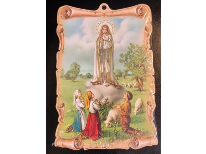 Obraz na dreve - Fatimska Panna Mária