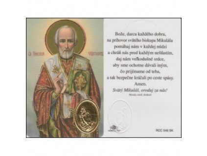 RCC kartička - Sv. Mikuláš