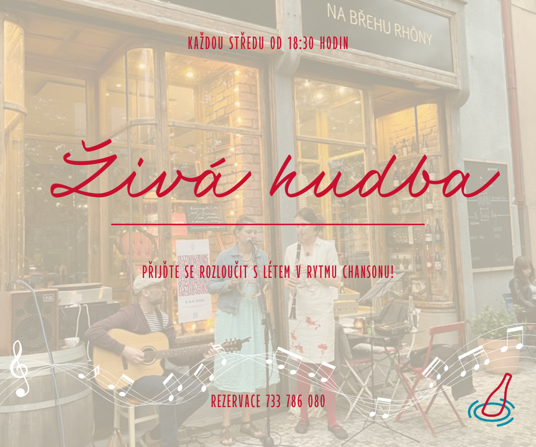 Živá hudba ve vinárně – každou středu – Bubeneč