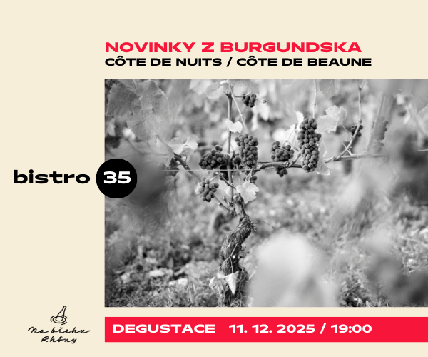 DEGUSTACE - Novinky z Burgundska! 11/12/25 (pobočka Štěpánská 35 Praha)
