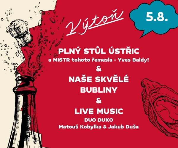 Ústřice / Bubliny / Live music 🥂5/8 17:00 Na Výtoni!